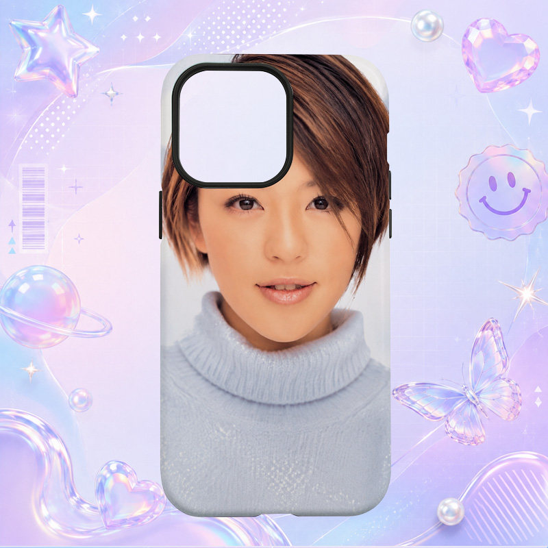 今井绘理子短发高领毛衣清新人像适用于苹果三星华为小米手机壳防摔保护套镜头全包