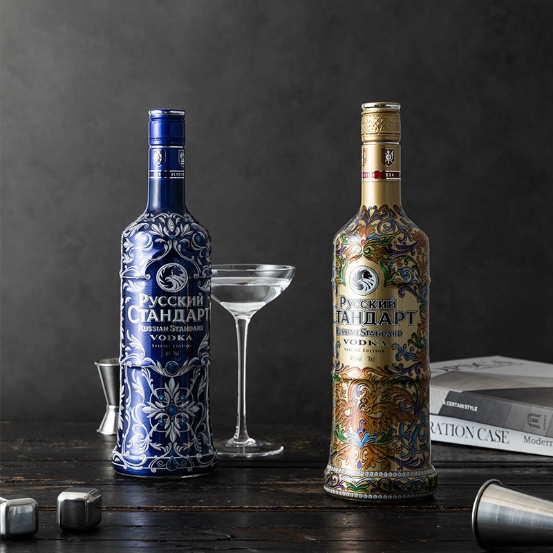 斯丹达原味伏特加酒俄罗斯进口烈酒洋酒鸡尾酒白酒调酒基酒杯