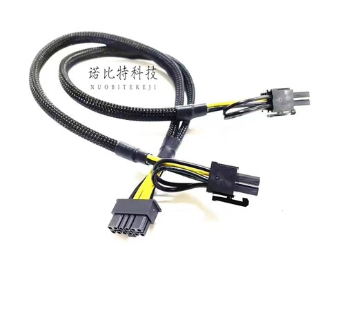 联想SR670 V2服务器运算卡GPU电源线12P转显卡K80/M40/V100供电线