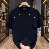 ins潮牌街头宽松百搭短袖 美式 夏季 T恤青年男女款 上衣 痞帅纯棉短袖