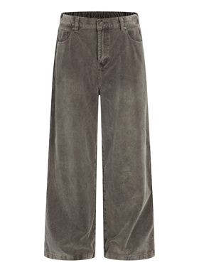 美式秋冬复古水洗灯芯绒休闲裤做旧水洗ins百搭男女宽松直筒长裤