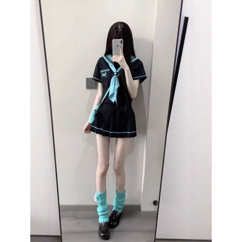 青本绘JK套装新款JK水手制服日系校供感初音未来少女cos2025夏款