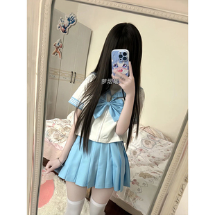 水手服三件套装 2026新款 萌妹bodyline彩虹战队美少女战士多色短袖