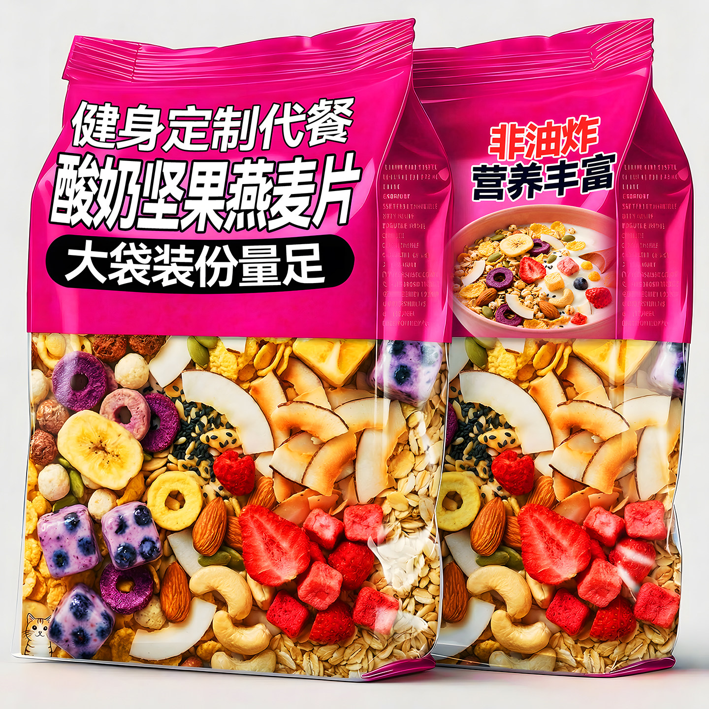 酸奶水果坚果燕麦片500g早餐即食