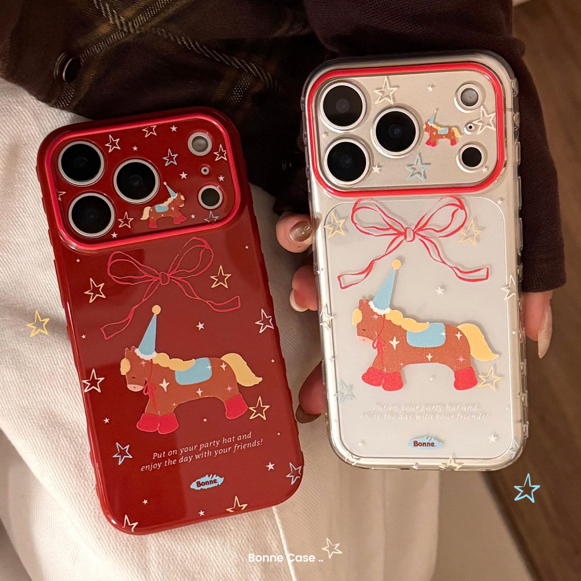 【AI相机按键全包】新年红色蝴蝶结小马适用iPhone17promax手机壳新款苹果16少女款15硅胶防摔14软壳13喜庆12,3C数码配件,手机保护套/壳,淘宝优惠券,粉丝福利购,淘宝优惠卷