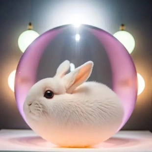 抖音同款仓鼠仿真电动小兔子滚球玩具宝宝逗猫逗狗儿童礼物