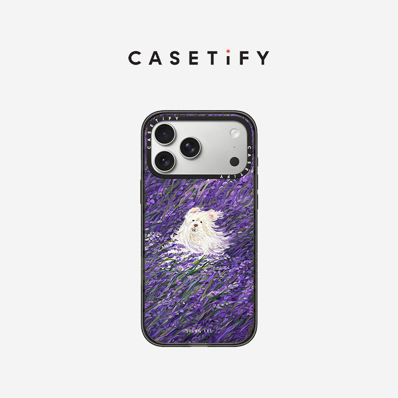 CASETiFY Young Lee系列 紫雾马尔济斯 适用于苹果iPhone17ProMax/17Pro/16ProMax/16Pro手机壳
