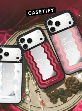 CASETiFY标语 不要害怕/初雪/樱花/甜心/好事发生 适用于苹果iPhone17ProMax/17Pro/Air/16ProMax华为手机壳