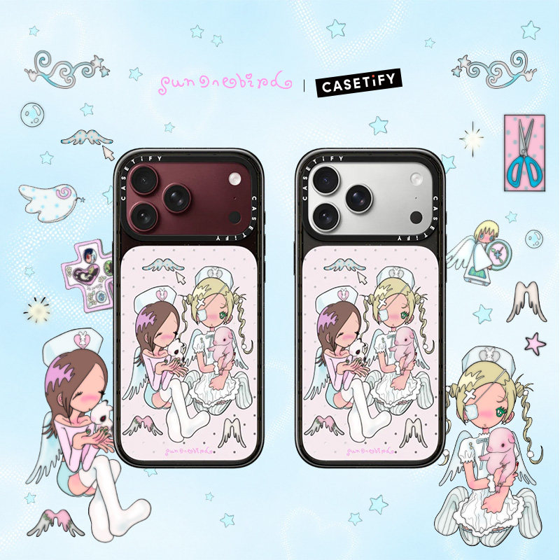 CASETiFY 鸟鸟一系列 守护毛绒 适用于苹果iPhone18ProMax/18Pro/17ProMax/17Pro/16ProMax/16Pro镜面手机壳										