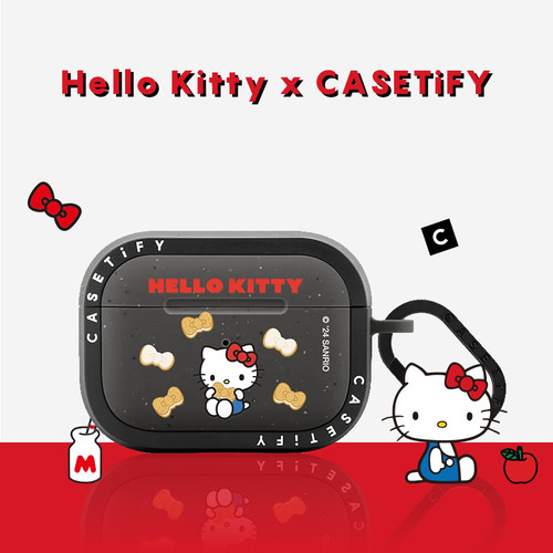 Hello Kitty x CASETiFY 三丽鸥联名 适用于Airpods Pro 1/2代耳机保护壳