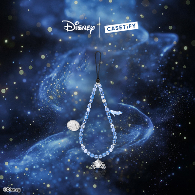 Disney x  CASETiFY 联名 灰姑娘75周年纪念手机链 适用于iPhone全系列 手机配件挂绳手机链