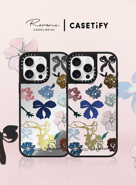Reverie by Caroline Hu x CASETiFY 联名 蝴蝶结花朵 适用于iPhone16ProMax/16Pro/15ProMax手机壳