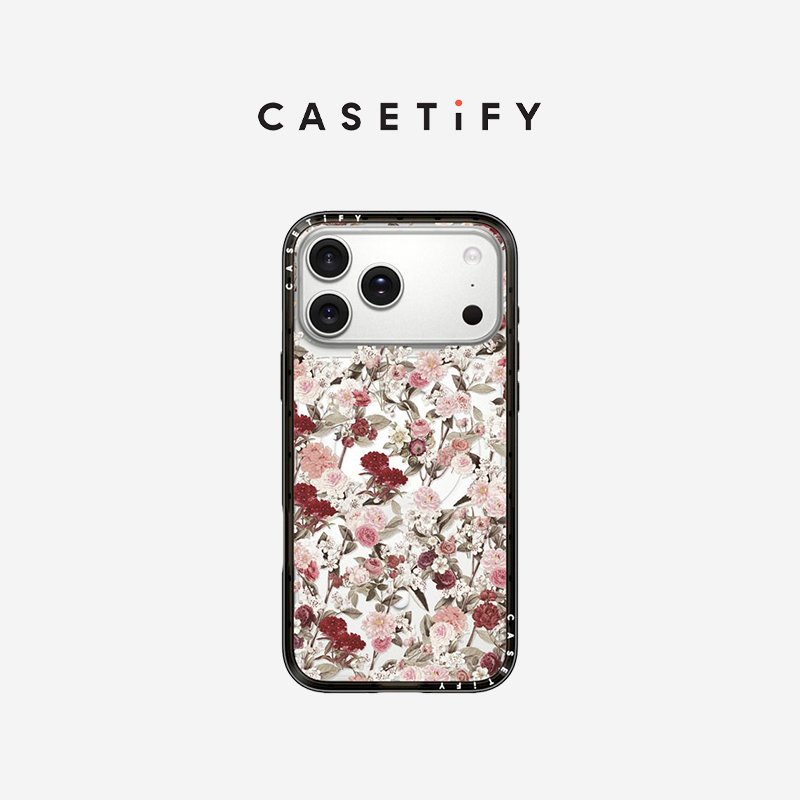 casetify复古花朵防摔手机壳