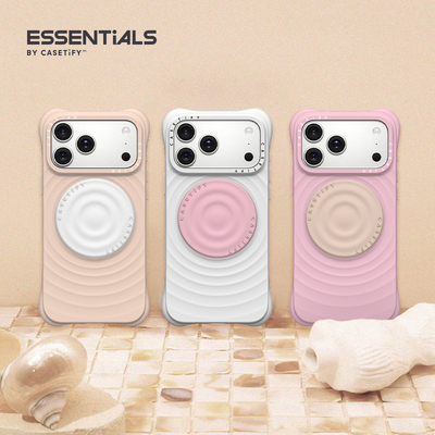 CASETiFY 纯色波漾手机支架/气囊支架/卡包  白色/雾紫/蜜萝紫/藤蔓绿/黑色 磁吸支架适用Magsafe通用