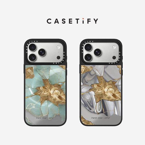 Feng Chen Wang x CASETiFY 联名 铄竹/釉竹 适用于苹果iPhone17ProMax/17Pro/16ProMax/16Pro镜面手机壳
