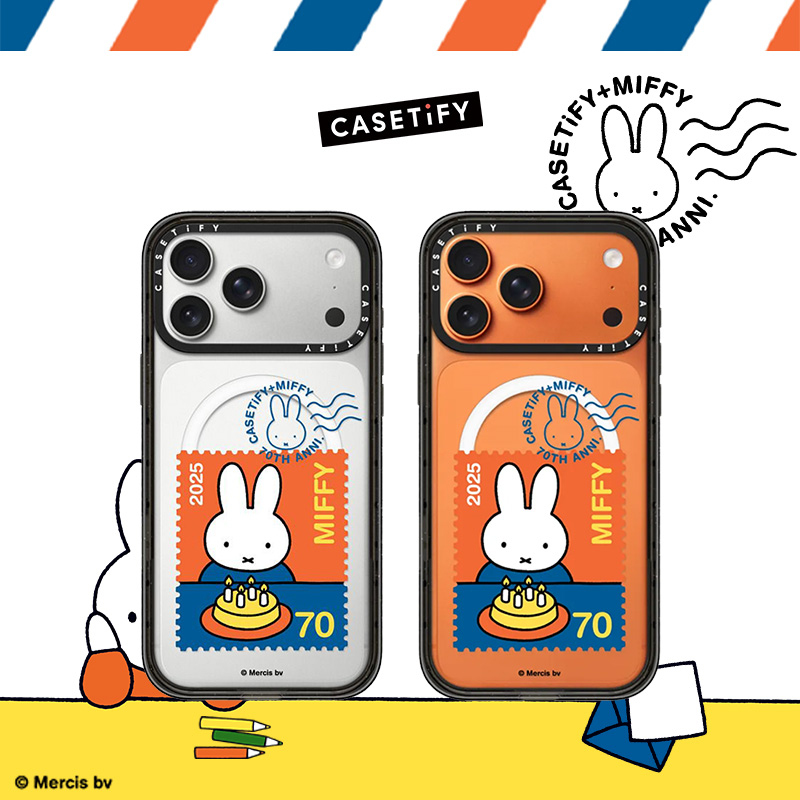 Miffy x CASETiFY 联名系列 米菲生日 适用于苹果iPhone17ProMax/17Pro/Air/16ProMax/16Pro手机壳