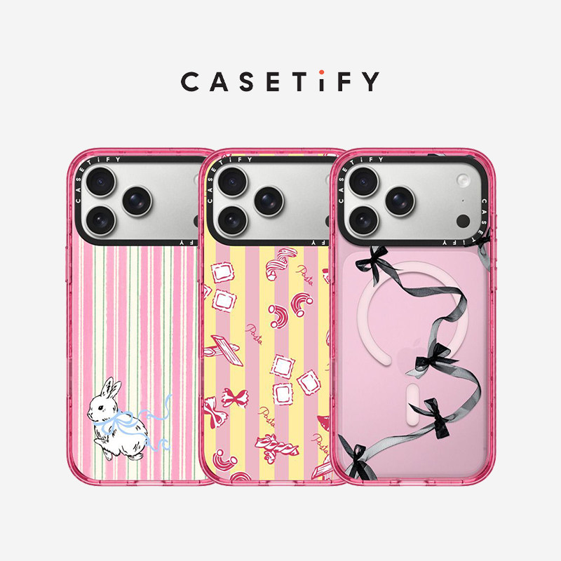 CASETiFY 粉红色 强韧防摔手机壳 MagSafe兼容 适用于苹果iPhone17ProMax/17Pro手机壳,3C数码配件,手机保护套/壳,淘宝优惠券,粉丝福利购,淘宝优惠卷