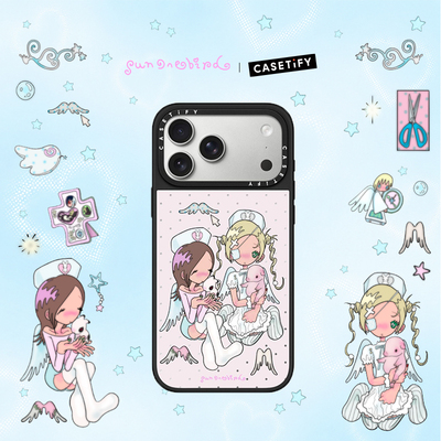 CASETiFY 鸟鸟一系列 守护毛绒 适用于苹果iPhone17ProMax/17Pro/16ProMax/16Pro镜面手机壳