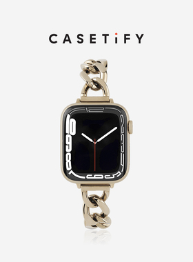 CASETiFY 金属锁链表带 适用于Apple watch表带