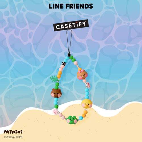 LINE FRIENDS minini x CASETiFY 联名 手机链 适用于iPhone全系列便携手机挂链配件