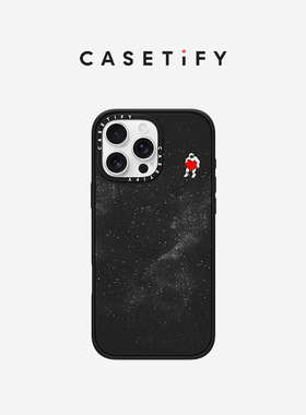 CASETiFY Tobe Fonseca系列 爱情空间站 适用于iPhone16ProMax/16Pro/iPhone15ProMax/15Pro黑色手机壳