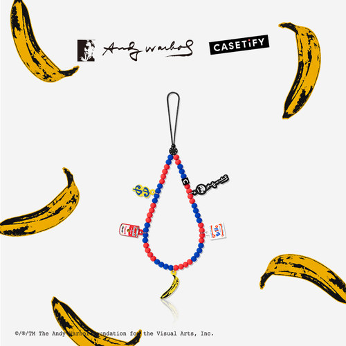 Andy Warhol x CASETiFY 联名 手机挂链 适用于iPhone全系列 手机配件挂绳手机链