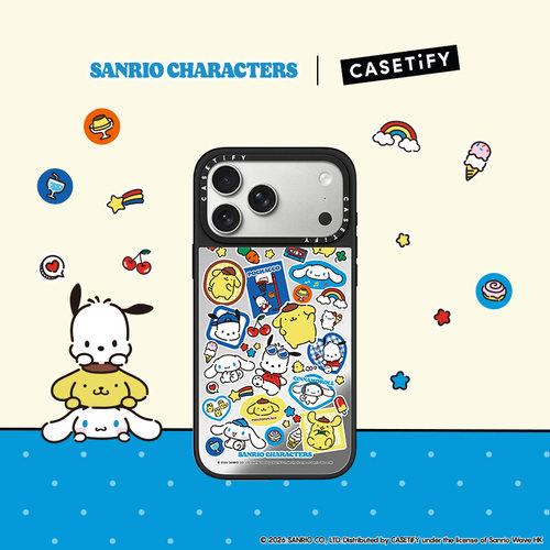 Sanrio Puppy Pals x CASETiFY 三丽鸥萌犬伙伴系列 贴纸  适用于苹果iPhone17ProMax/17Pro/16ProMax手机壳