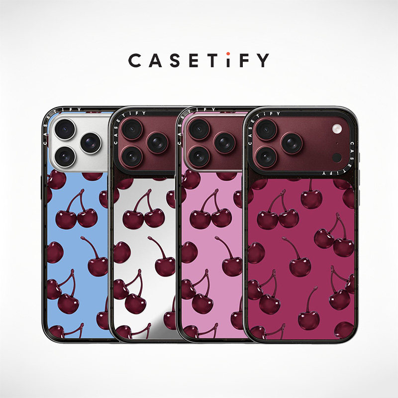CASETiFY 蓝色/粉紫/暗黑樱桃 果冻 适用于苹果iPhone18ProMax/18Pro/17ProMax/17Pro纤巧/镜面/晶釉手机壳