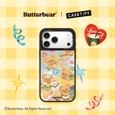 黄油小熊 x CASETiFY 联名 黄油小熊烘焙时间 适用于苹果iPhone17ProMax/17Pro/Air/16ProMax手机壳