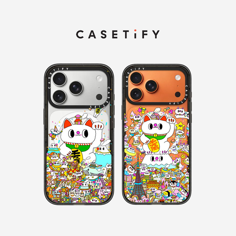 CASETiFY 招财猫 适用于苹果iPhone17ProMax/17Pro/Air/16ProMax/16Pro/15ProMax/15Pro手机壳,3C数码配件,手机保护套/壳,淘宝优惠券,粉丝福利购,淘宝优惠卷