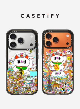CASETiFY 招财猫 适用于苹果iPhone17ProMax/17Pro/Air/16ProMax/16Pro/15ProMax/15Pro手机壳