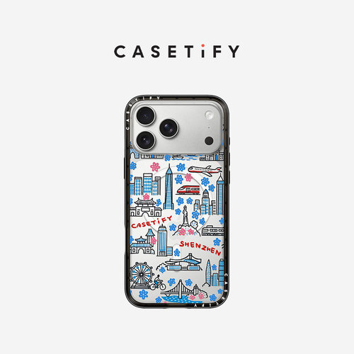 CASETiFY 城市巡玩系列 深圳 你好深圳 适用于苹果iPhone17ProMax/17Pro/16ProMax/16Pro纤巧手机壳
