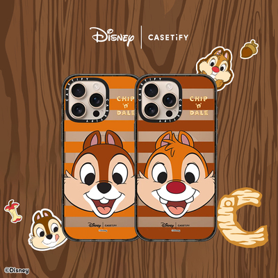 迪士尼奇奇蒂蒂 | CASETiFY 奇奇蒂蒂大脸 适用iPhone16ProMax/16Pro/15ProMax为Mate 70/Pure 70系列手机壳