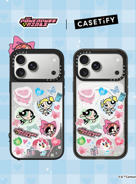 The Powerpuff Girls x CASETiFY 飞天小女警联名 贴纸 适用于苹果iPhone17ProMax/17Pro/16ProMax手机壳
