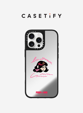 CASETiFY PEEP x HER系列 你的缪斯 适用于iPhone16ProMax/16Pro/iPhone15ProMax/15Pro镜面手机壳