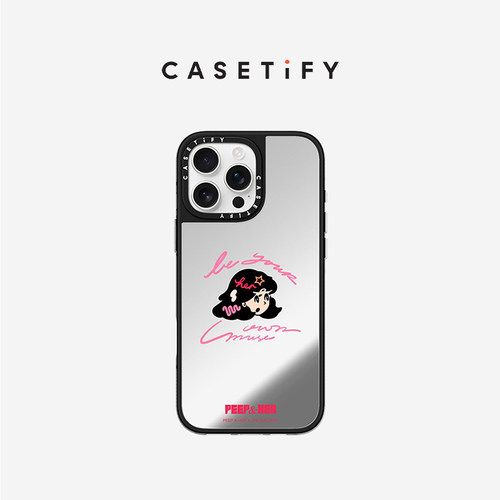 CASETiFY PEEP x HER系列 你的缪斯 适用于iPhone16ProMax/16Pro/iPhone15ProMax/15Pro镜面手机壳
