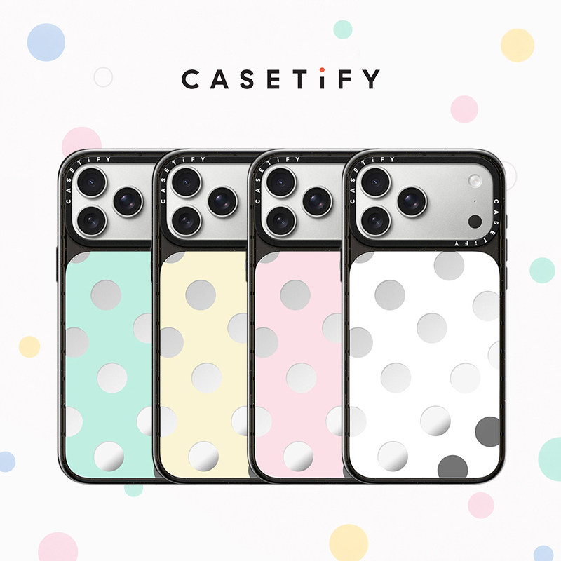CASETiFY 汽水波点 冰柠/薄荷/蜜桃/碳酸特调 柠檬/白桃苏打 大波点 适用于苹果iPhone18ProMax/18Pro手机壳图片
