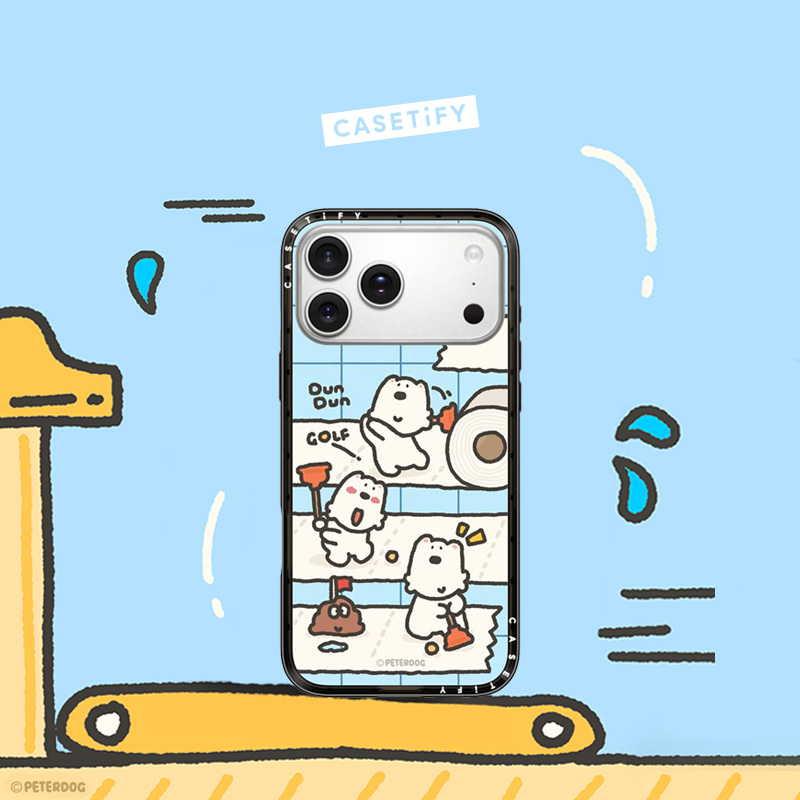 CASETiFY Peterdog系列 西高地DUNDUN 推杆时刻 适用于苹果iPhone17ProMax/17Pro/Air/16ProMax手机壳