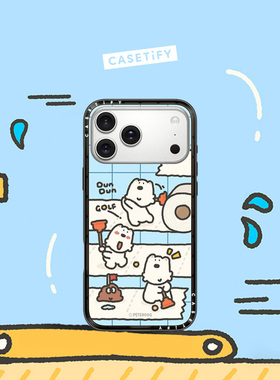 CASETiFY Peterdog系列 西高地DUNDUN 推杆时刻 适用于苹果iPhone17ProMax/17Pro/Air/16ProMax手机壳