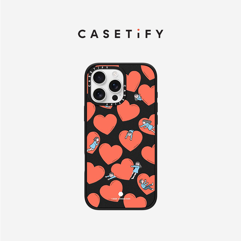 CASETiFY A-GENT TOKYO系列 与爱同游 适用于iPhone16ProMax/16Pro/iPhone15ProMax/15Pro黑色手机壳