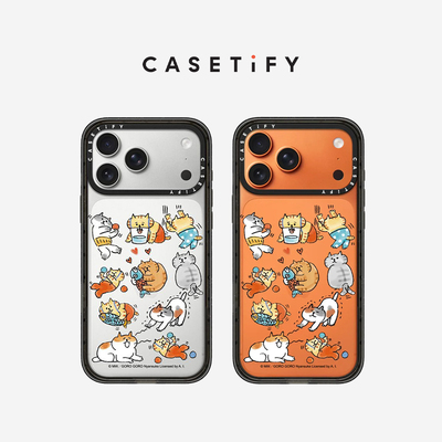 CASETiFY Gorogoro系列 喵之助喵星球 适用于苹果iPhone17ProMax/17Pro/16ProMax/16Pro镜面手机壳