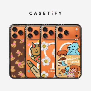 CASETiFY 纤巧手机壳 MagSafe兼容 适用于苹果iPhone17ProMax/17Pro橙色手机壳