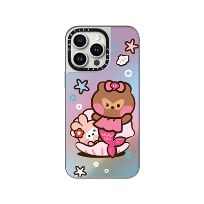 LINE FRIENDS minini x CASETiFY 联名 人鱼公主chonini 适用于iPhone15/14 Pro/Max手机壳