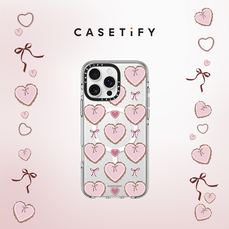 CASETiFY 甜心贴纸 适用于iPhone16ProMax/16Pro/iPhone15ProMax/15Pro透明手机壳