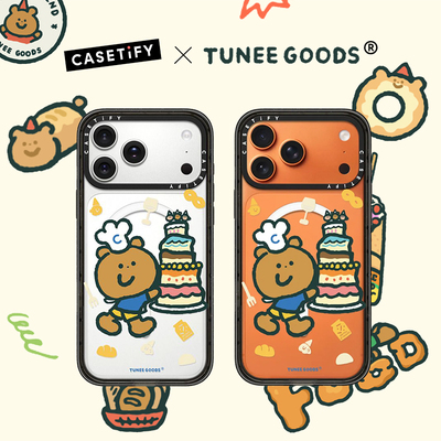 CASETiFY Tunee Goods系列 团阿熊糕点师 适用于苹果iPhone17ProMax/17Pro/Air/16ProMax/16Pro手机壳