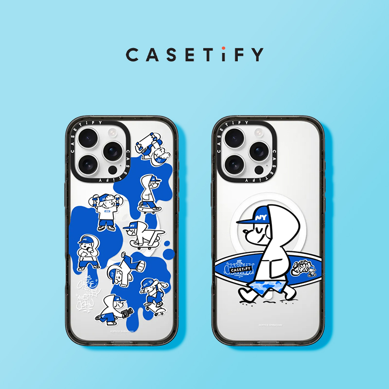 CASETiFY 冲浪/画画小狗 JOHN 适用于iPhone16ProMax/16Pro/15ProMax/14ProMax手机壳/磁吸卡包