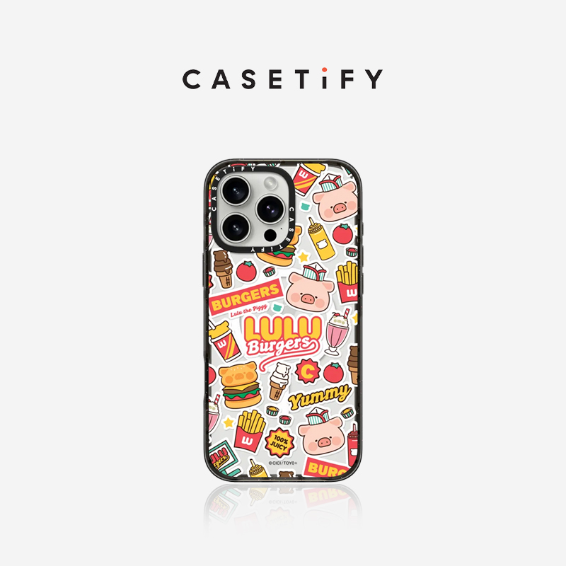 CASETiFY LULU THE PIGGY艺术家联名贴纸 适用华为mate60pro/iPhone16ProMax/16Pro/15ProMax/14ProMax手机壳