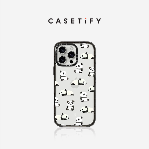 CASETiFY水彩熊猫防摔手机壳