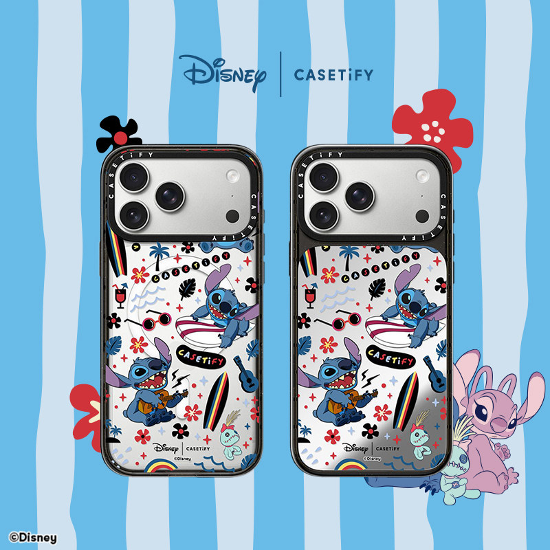 Disney Lilo & Stitch x CASETiFY 史迪奇联名系列 史迪奇冲浪 适用于苹果iPhone18ProMax/18Pro手机壳图片