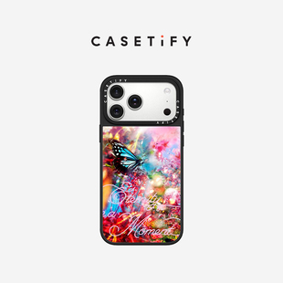 CASETiFY 蜷川实花 流光花园系列 粉色蝴蝶 适用于苹果iPhone17ProMax/17Pro/Air/16ProMax/16Pro手机壳
